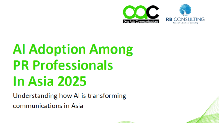 Study Highlight: AI Adoption Among PR Professionals in Asia 2025